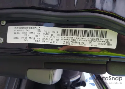 2014 Jeep Cherokee Latitude z USA, uszkodzony, nr VIN 1C4PJLCB0EW288309